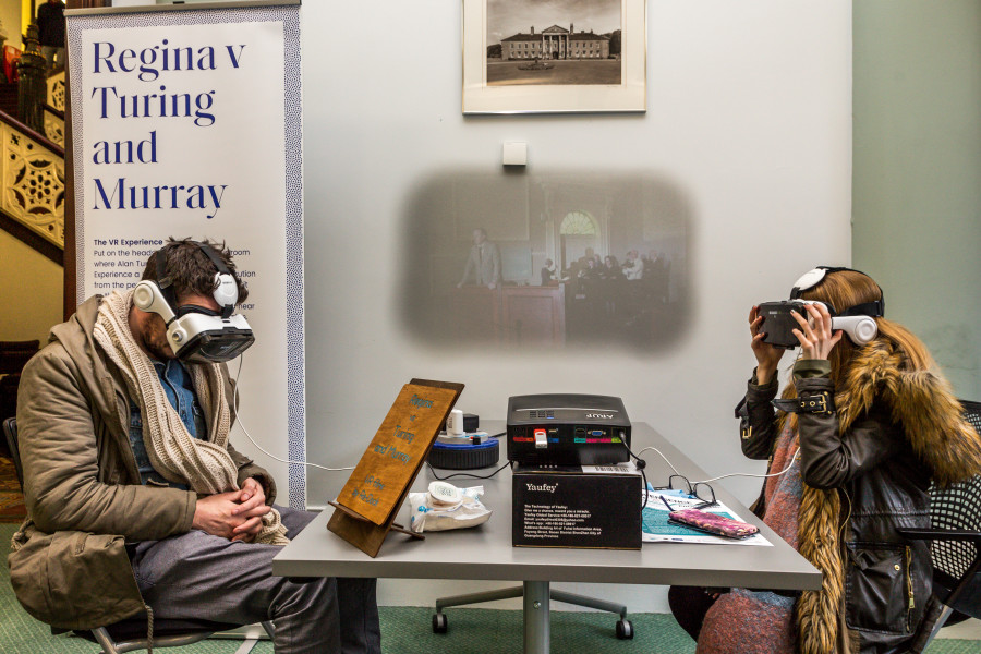 Image of Participants wearing VR headsets at SHIFT event