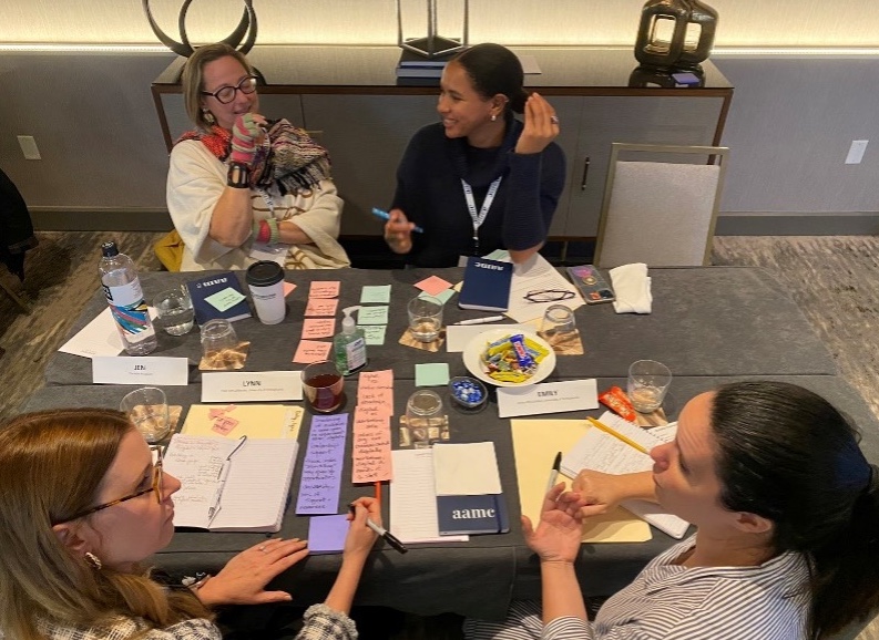 Participants in the programme during the face-to-face workshop in Philadelphia 