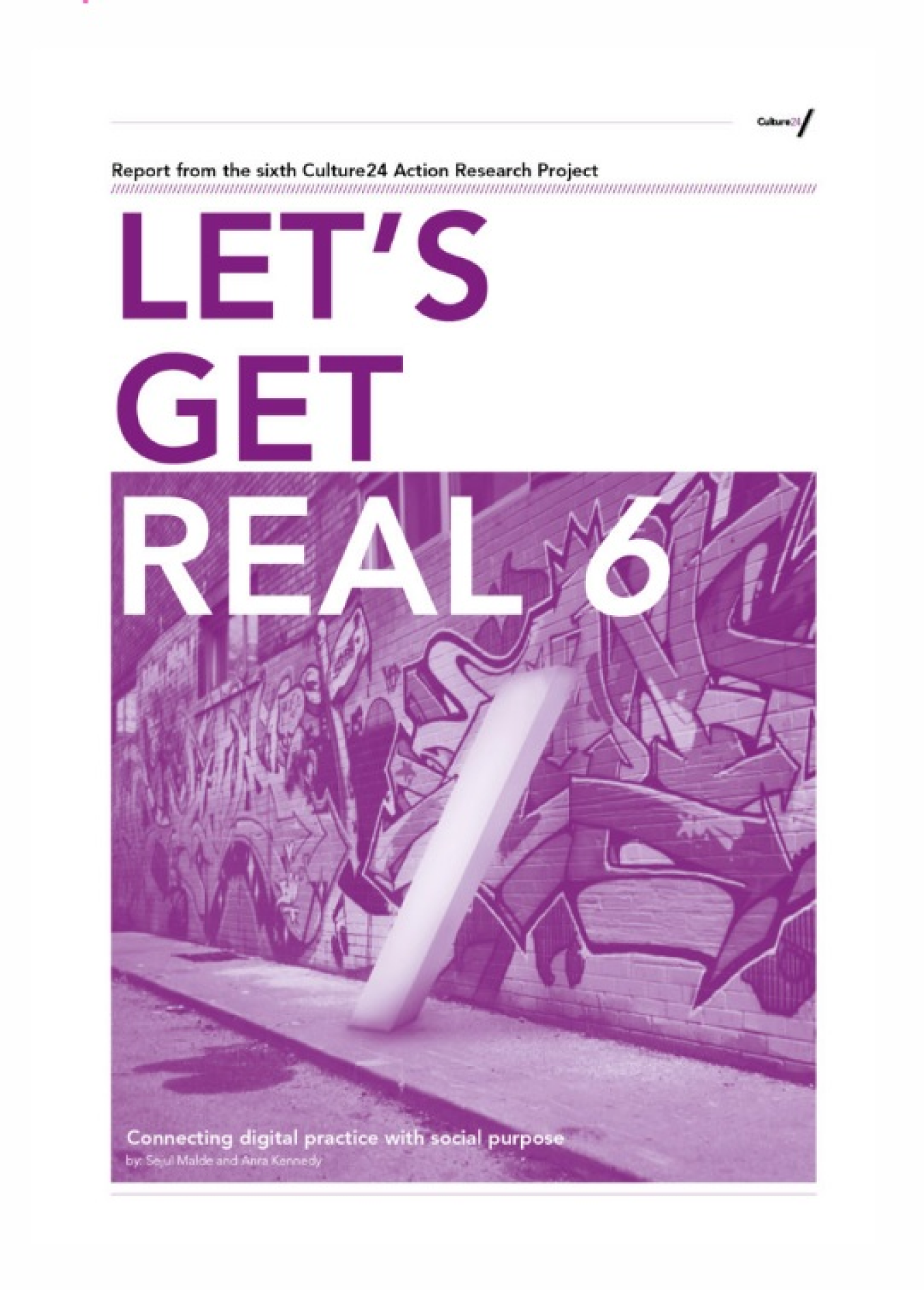 Let's Get Real 6 Report Cover