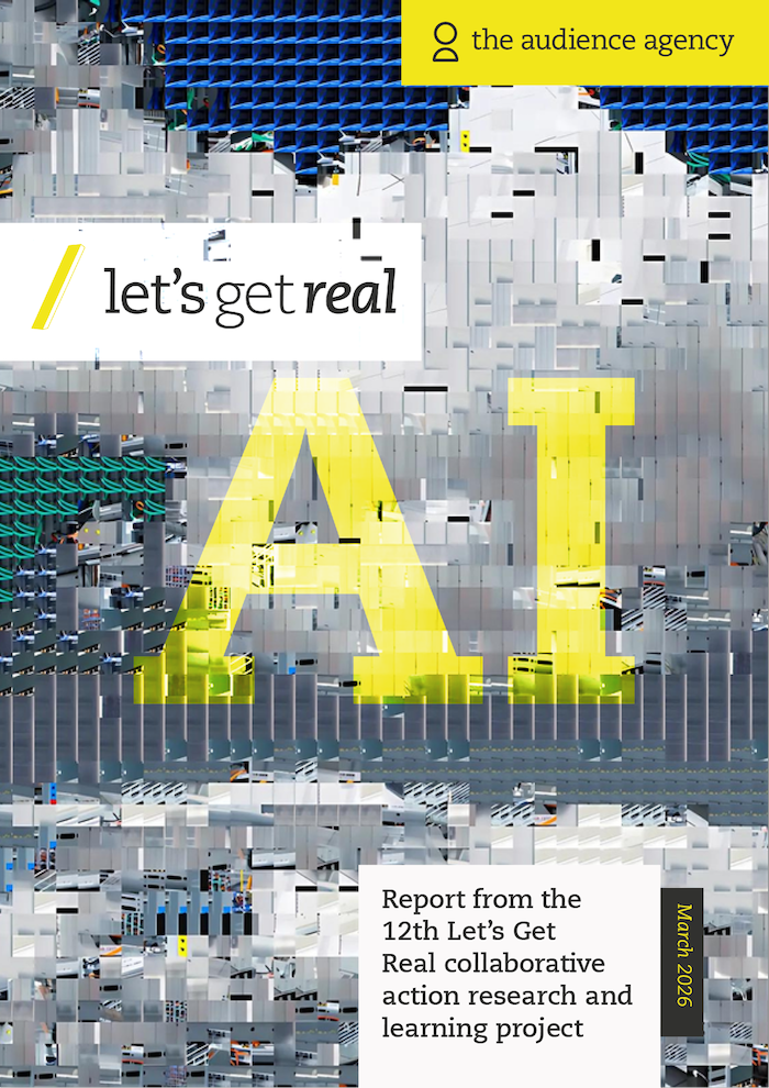 Let's Get Real AI: Report from the 12th Let's Get Real collaborative action research and learning project, March 2026 (front cover)