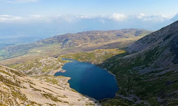 Image of Eryri National Park from the top of Cadar Idris