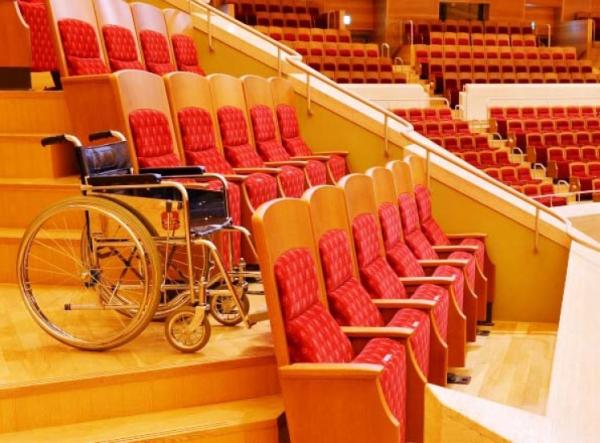 Image of audience chairs section of c.Suntory Hall 