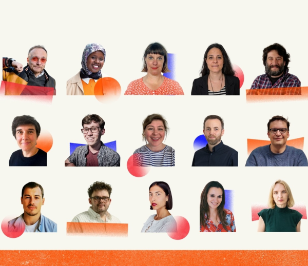 Image of 15 leaders, who are participating for Alliance for Socially Engaged Arts Fellowship