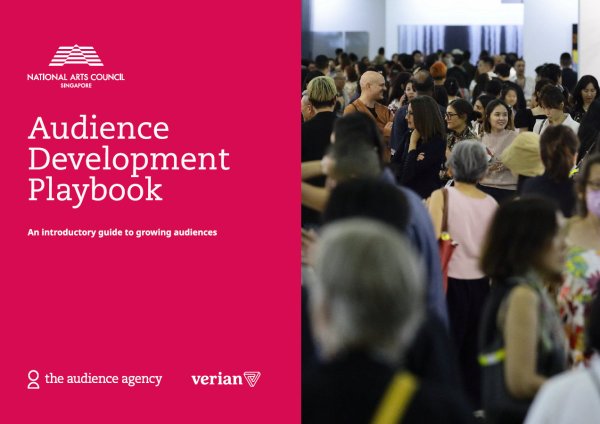 Front cover of the Audience Development Playbook for National Arts Council of Singapore