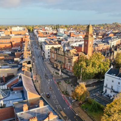 Leamington Spa, one of the examples used in the Guide