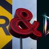 Graphics of the letter R, the ampersand and D